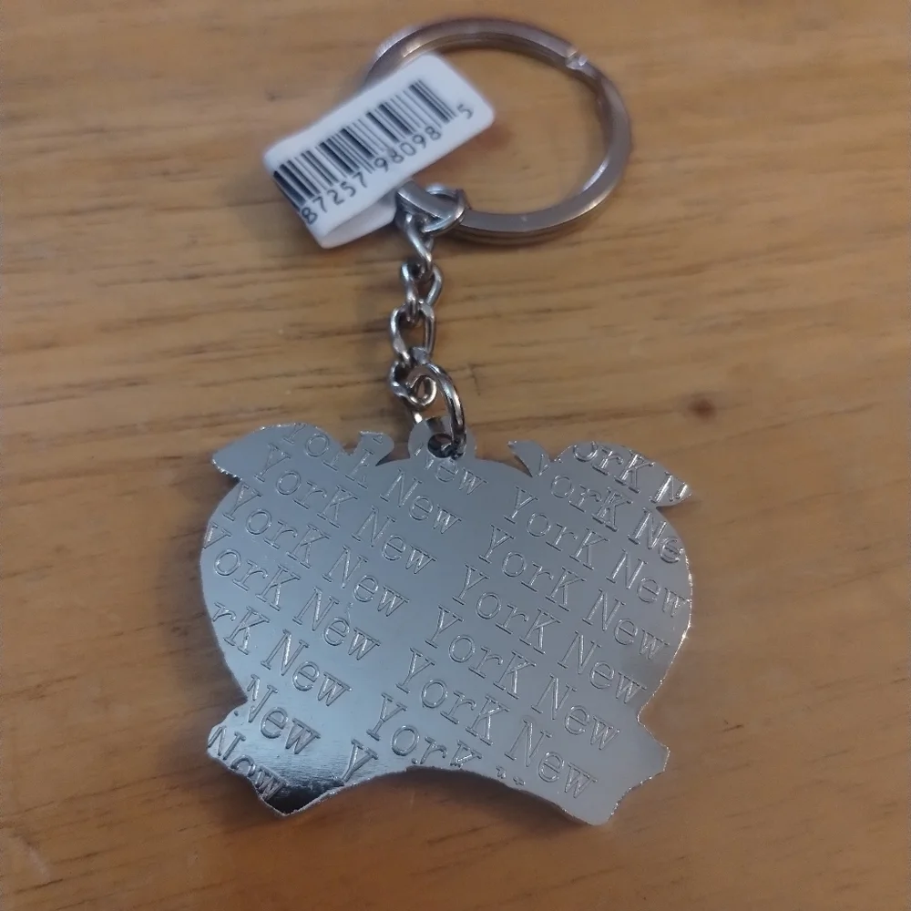 New New York Big Apple Keychain